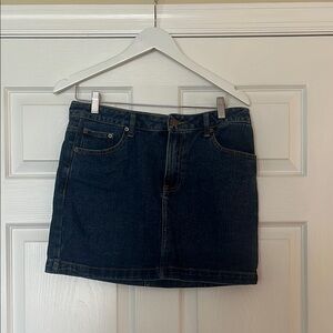 Forever 21 Dark Denim Mini Skirt
